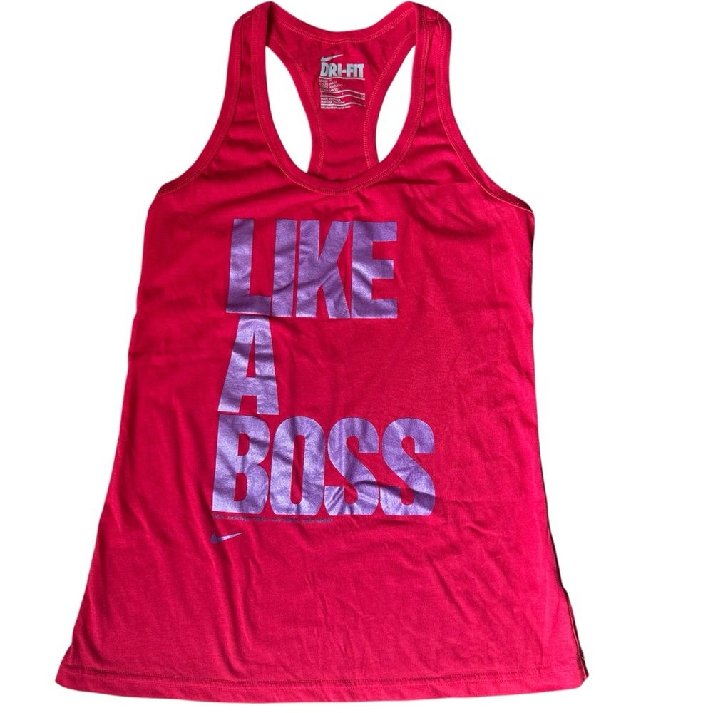 Nike Red Purple Tank Top Athletic Style
